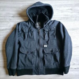Vintage Y2K Billabong Sherpa Lining Hoodie Jacket